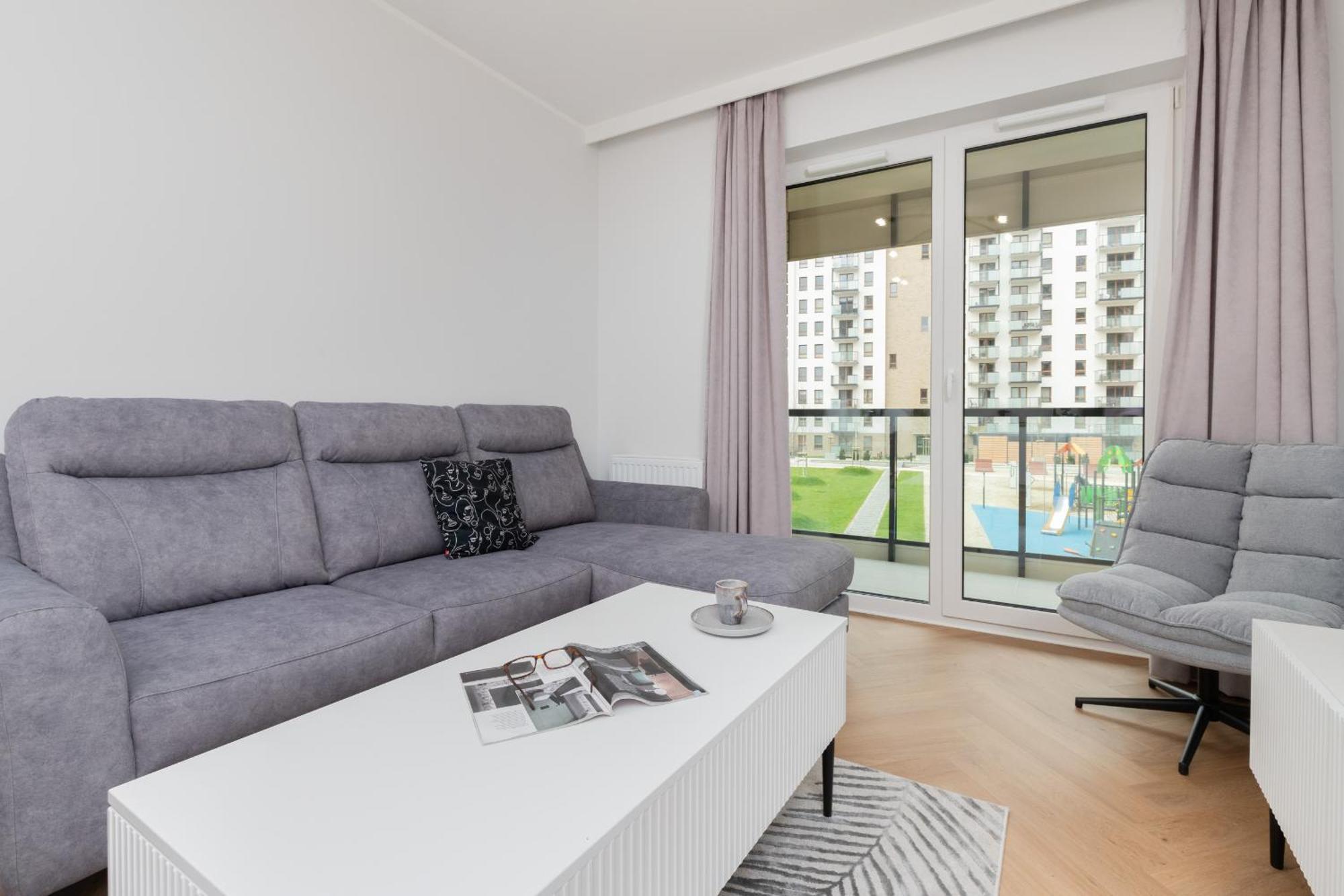 Nowa Letnica Comfortable Apartments With Balcony & Parking Gdansk By Noclegi Renters Eksteriør billede