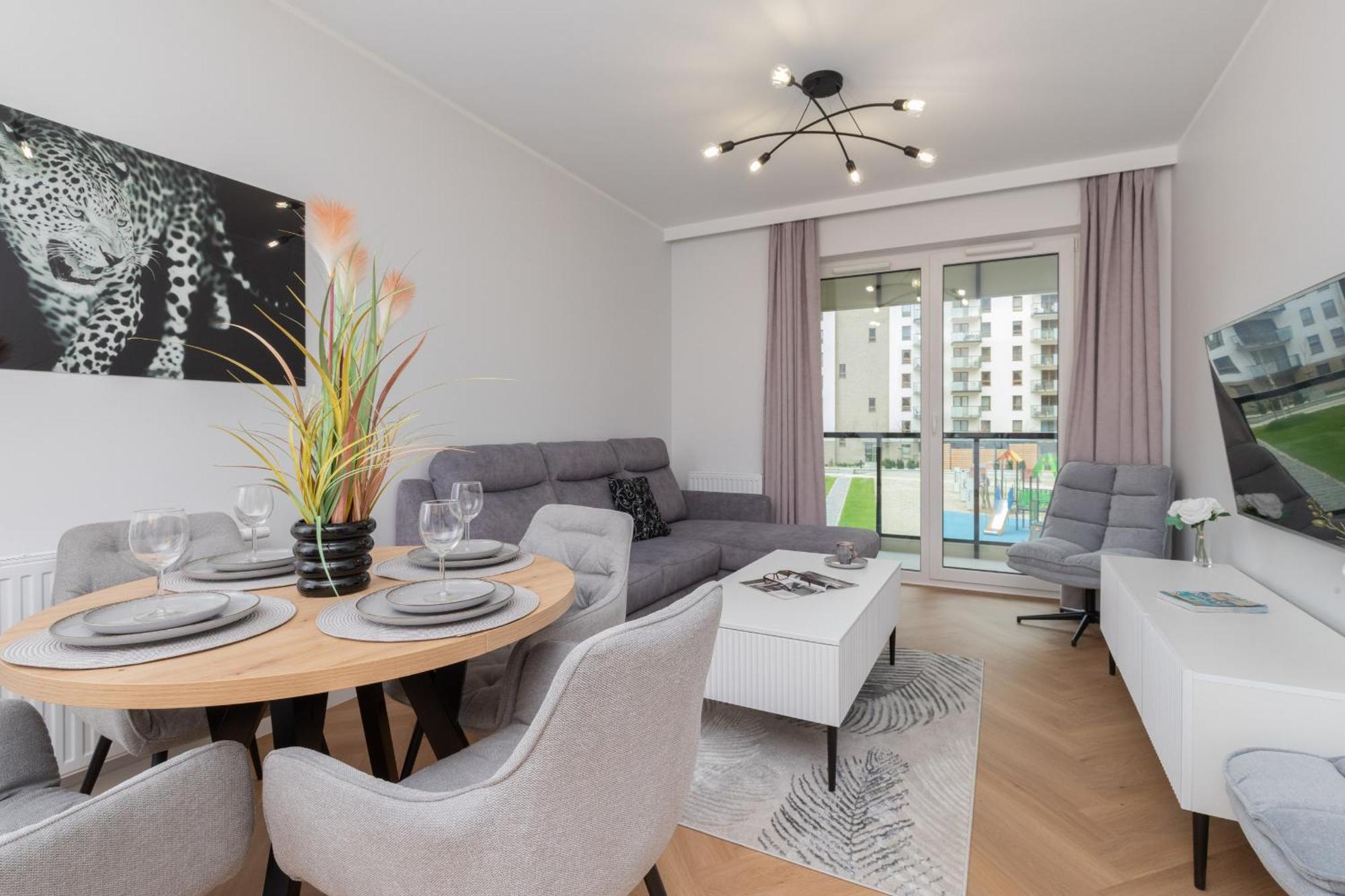 Nowa Letnica Comfortable Apartments With Balcony & Parking Gdansk By Noclegi Renters Eksteriør billede