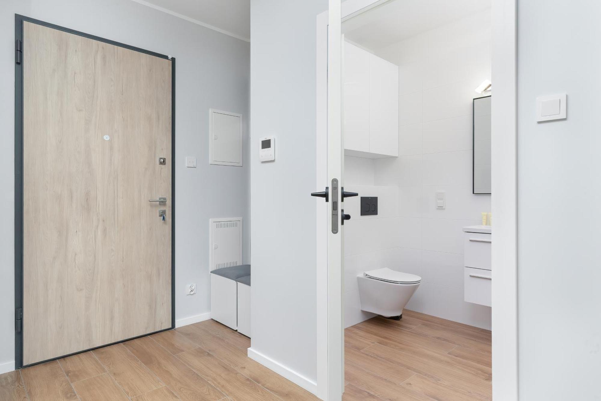 Nowa Letnica Comfortable Apartments With Balcony & Parking Gdansk By Noclegi Renters Eksteriør billede